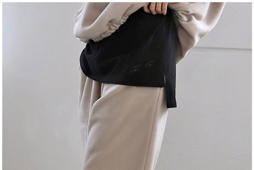 Chubby Girl - Effen joggingbroek met elastische taille