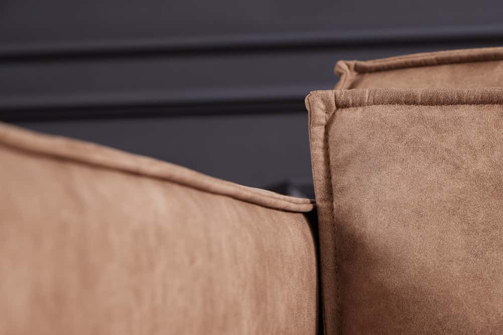 Design 3-Sitzer Sofa BOSSA NOVA 260cm antik taupe Microfaser Couch Wohnzimmer