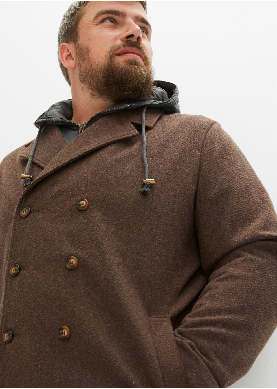 Veste caban d'hiver style 2 en 1