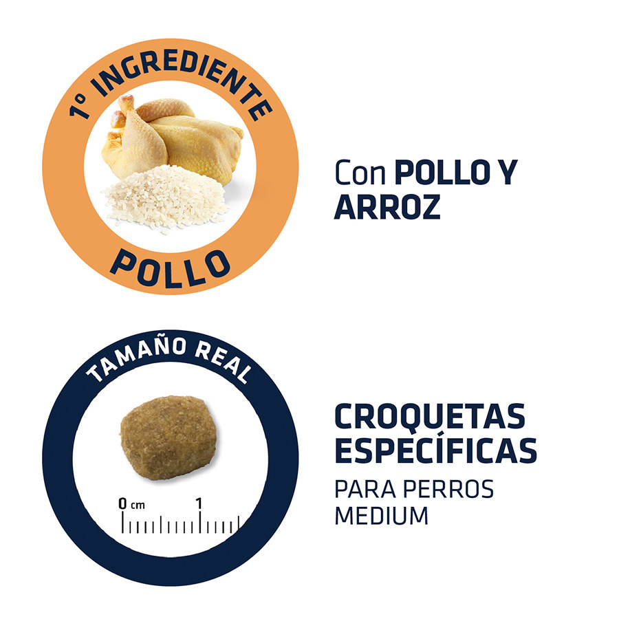 Ração Advance Active Defense Medium Light com Frango e Arroz para Cães