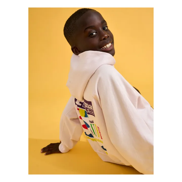 Bellerose Hoodie Conij Coton Bio | Rose pâle