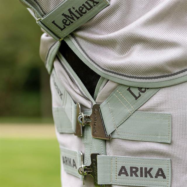Vliegendeken LeMieux Arika Armour-Tek Met Hals Lichtgrijs