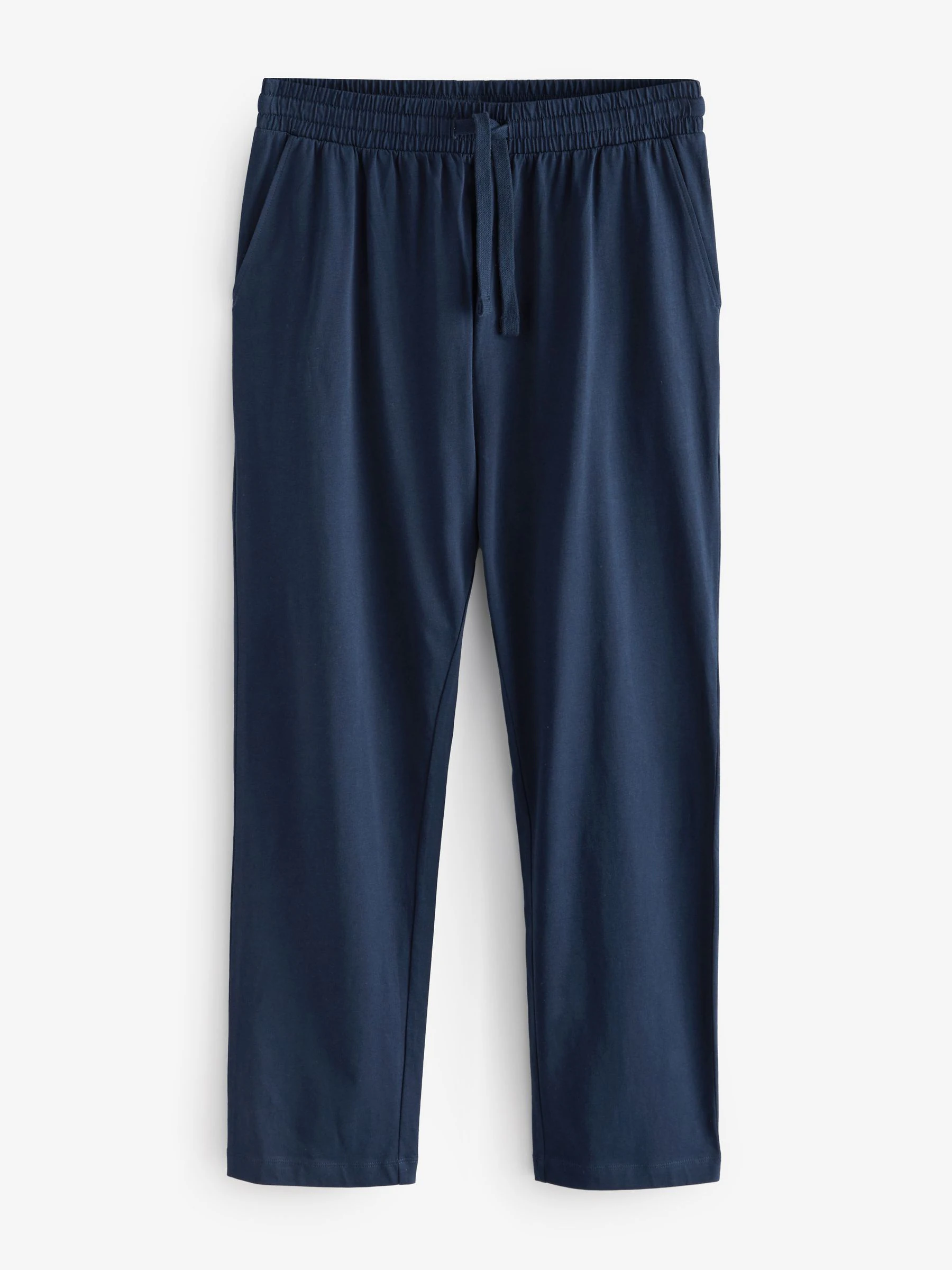 Marineblauw/grijs - Jersey pyjamaset met lange mouwen