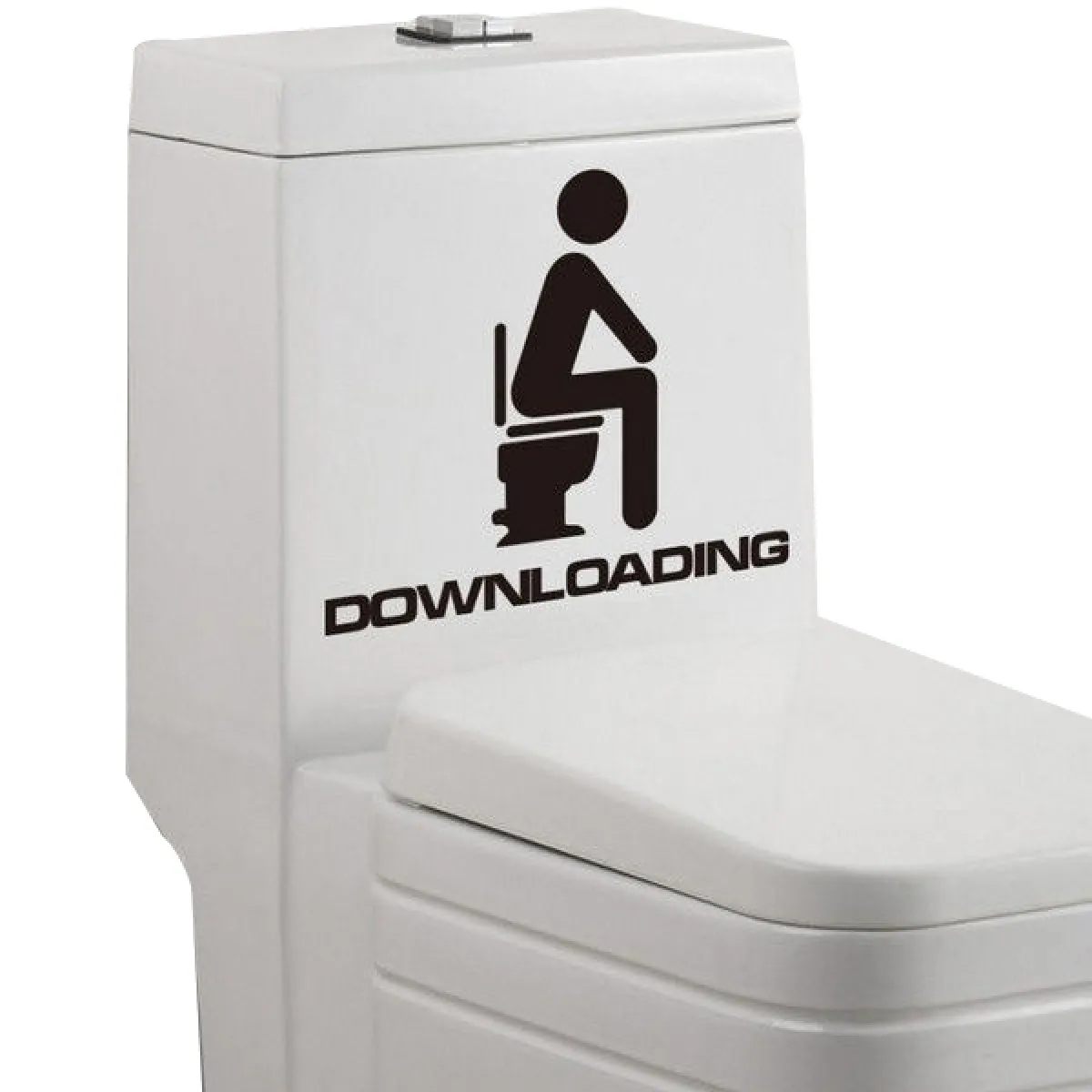 Totalcadeau Sticker Décoration WC Downloading