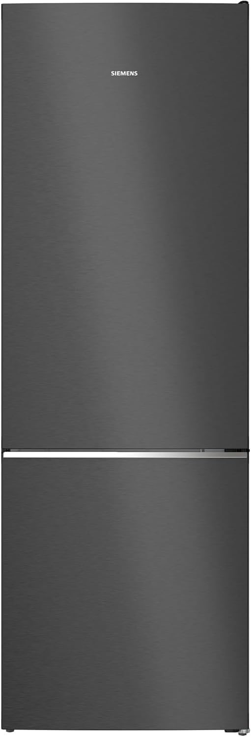 SIEMENS KG49N4XAF, iQ500, Freistehende Kühl-Gefrier-Kombination, Gefrierbereich unten, 440 l, Total noFrost, hyperFresh, extrem leise, LED Beleuchtung, 203 x 70 cm, Gebürsteter Stahl AntiFingerprint