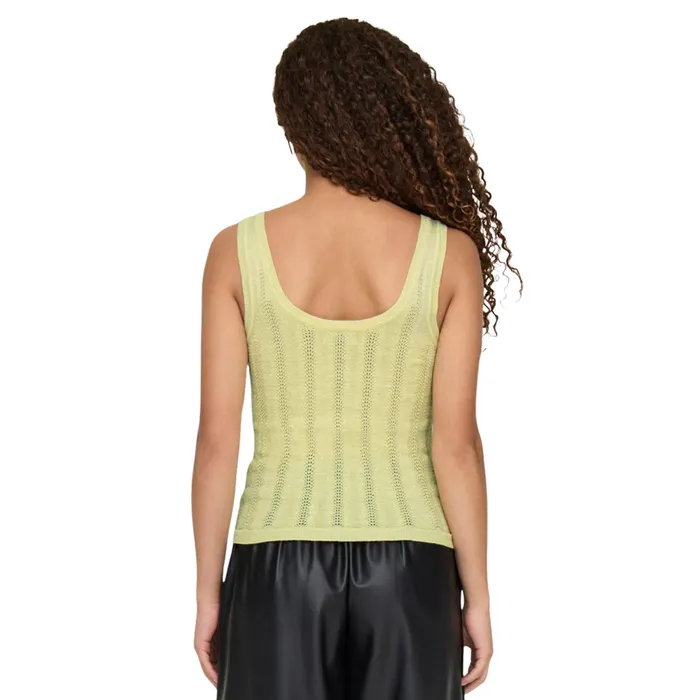 JDY Beauty SL Glitter Structured Knit Tanktop Dames