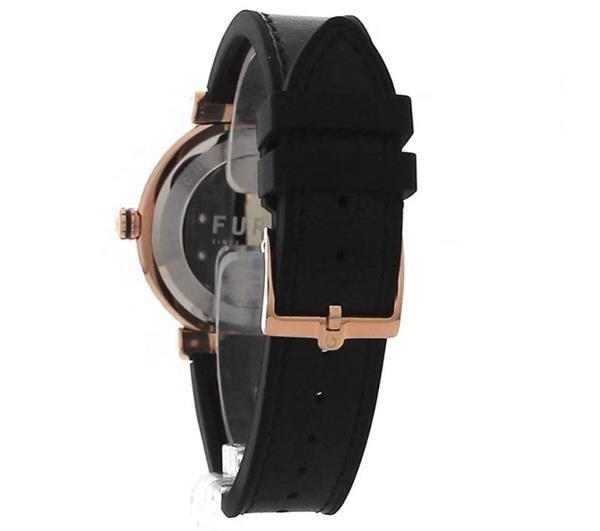 Furla Ladies Furla Block Black Rose Watch WW00011002L3