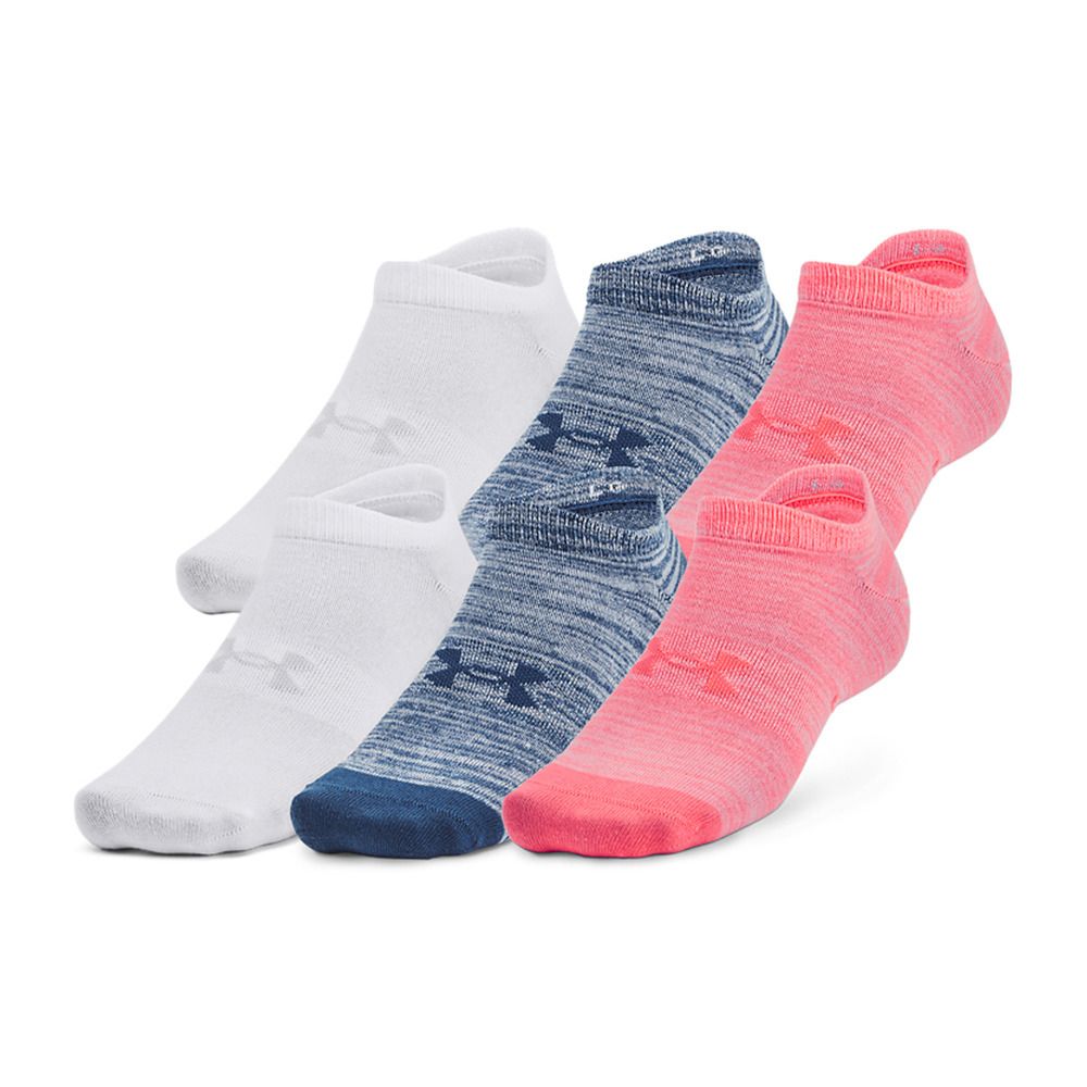 Under Armour ESSENTIAL NO SHOW - Socquettes x6 pink