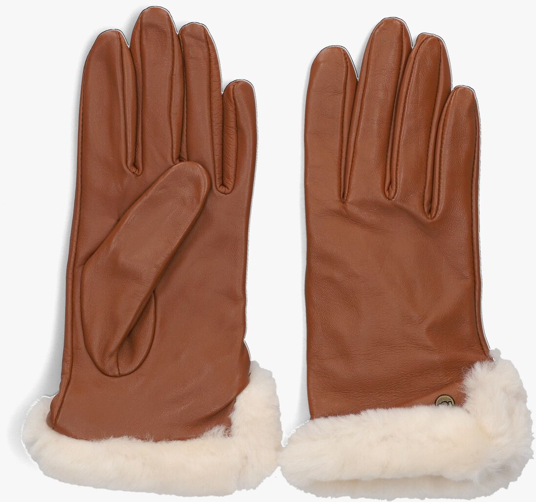 UGG cognac ugg handschoenen leather sheepskin vent glove