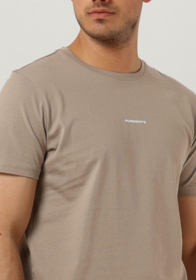 PUREWHITE taupe purewhite t-shirt pure logo tee