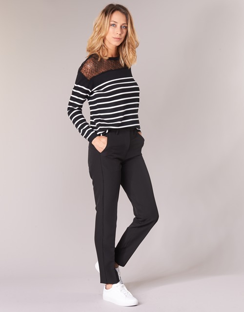 G-Star Raw - BRONSON HIGH SKINNY PIPING CHINO - Noir