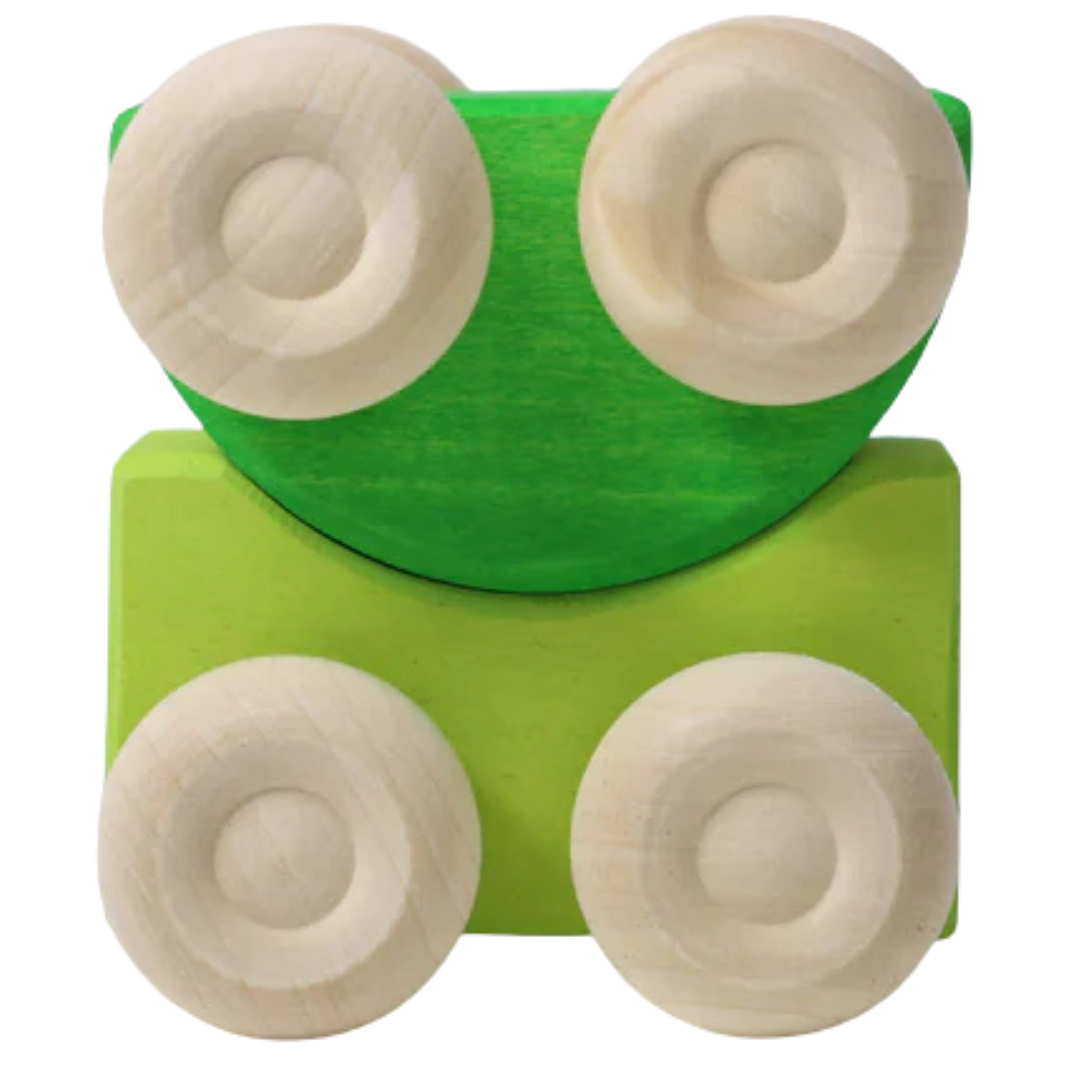 grimm's stapelauto's - groen - 2st