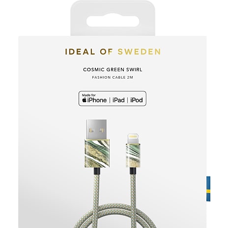 Ideal lightning kabel - cosmic green swirl