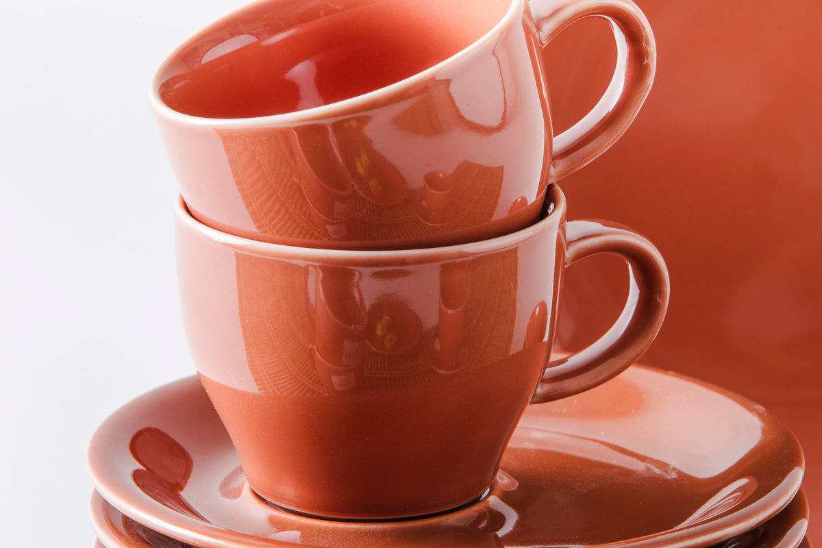 KAHLA Homestyle Kaffeeservice 18tlg. siena red