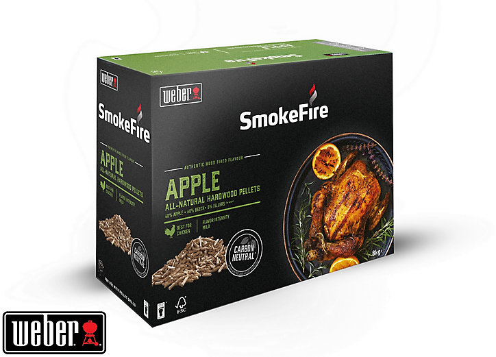Pellet pour barbecue FSC Pomme Weber 8kg