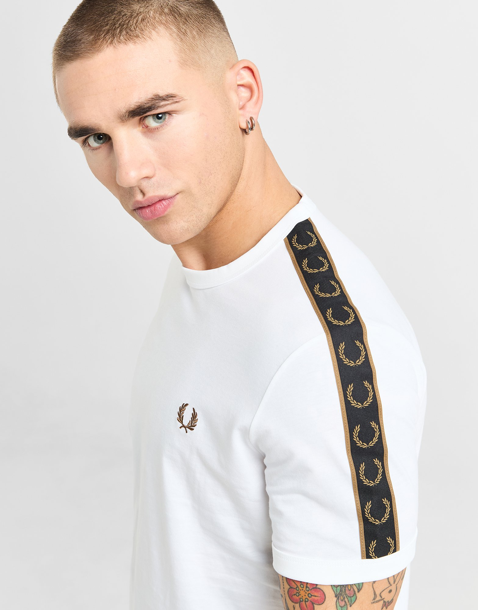Fred Perry T-shirt Tape Ringer Homme