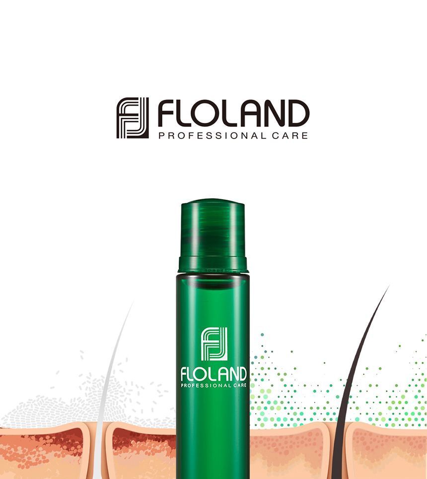 Ottie - Floland Biotin Hoofdhuidverkoelende Ampullenset