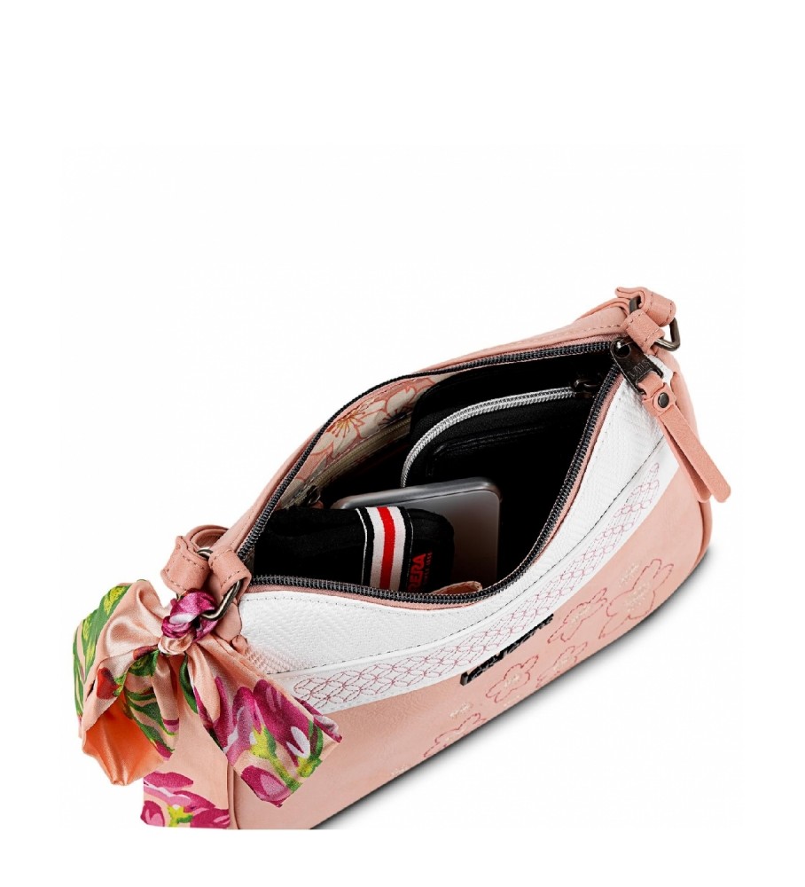 Bolsa de ombro Lois Casual 310769 rosa - 26x18x7cm -