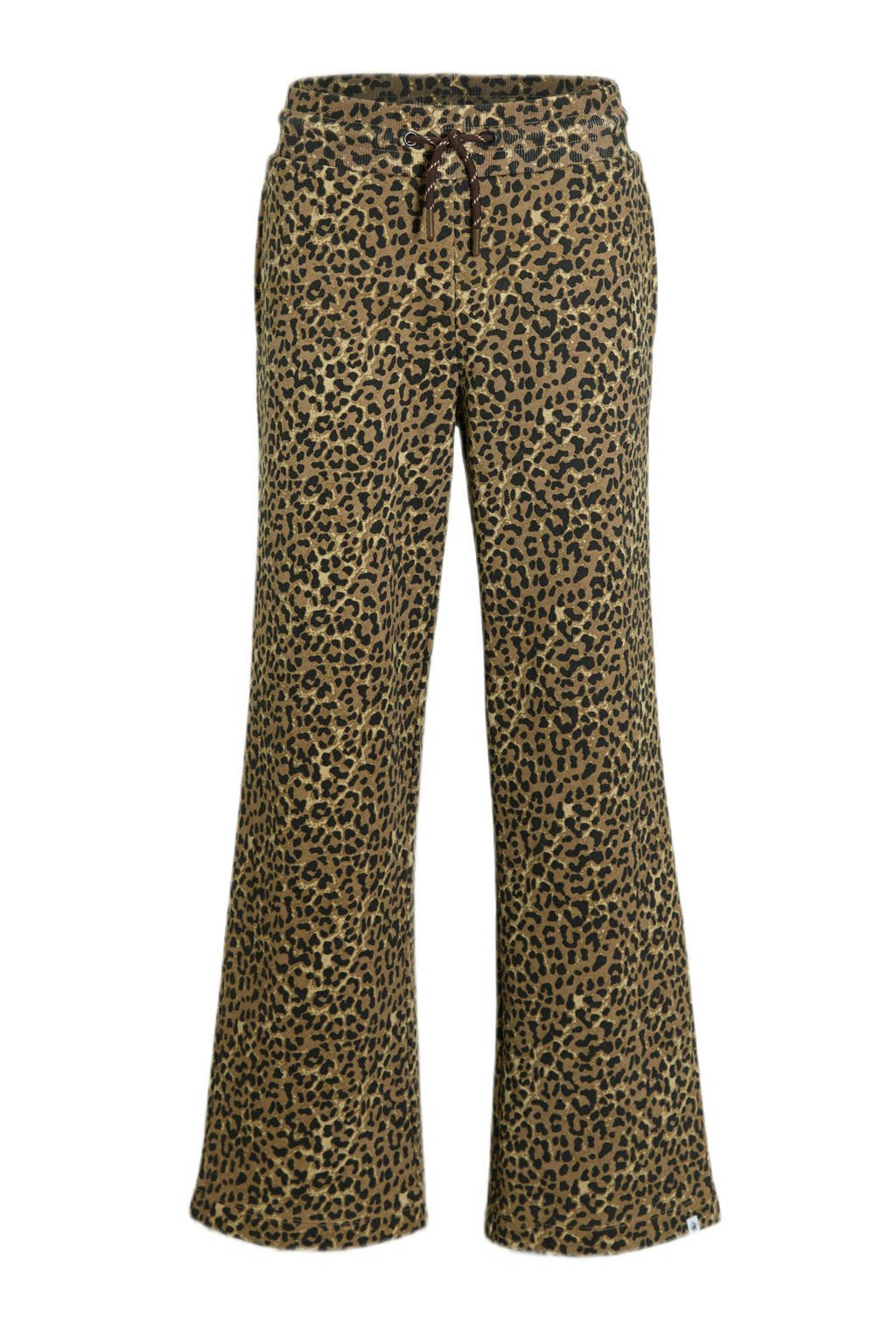 Me & My Monkey flared broek panterprint