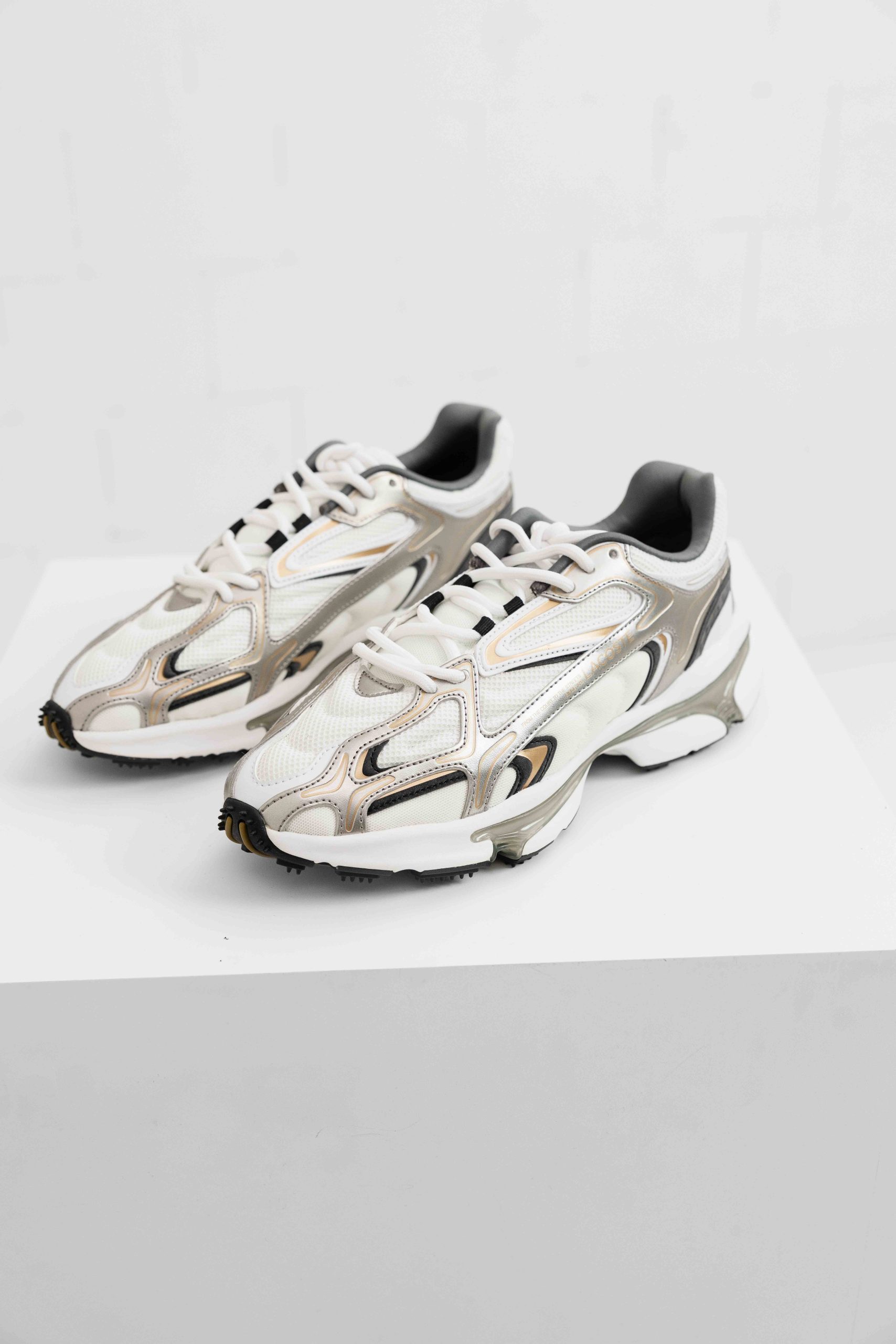 Lacoste L003 2K24 Sneakers Heren Wit/Zilver