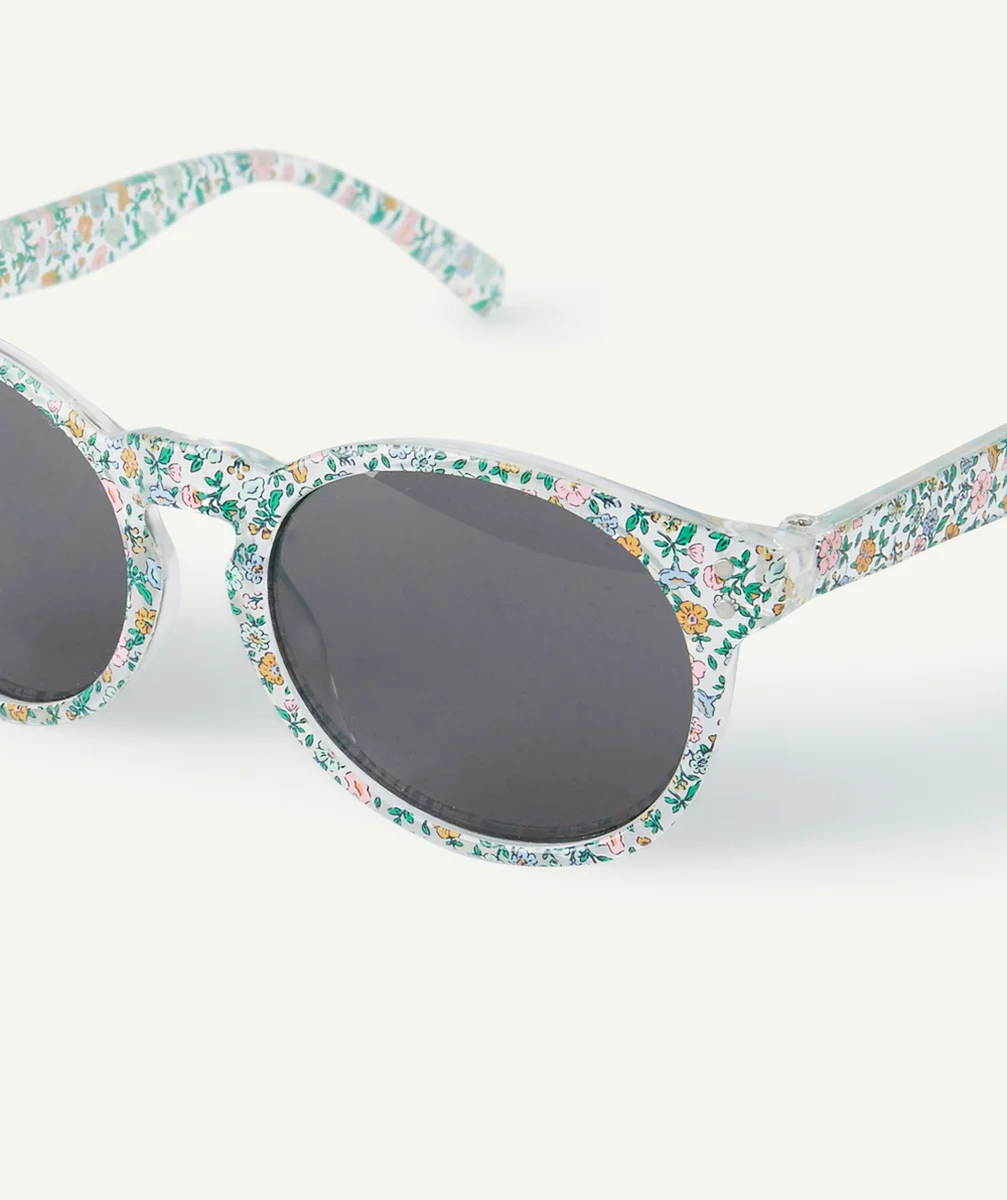 lunettes de soleil fille imprimés fleurs
