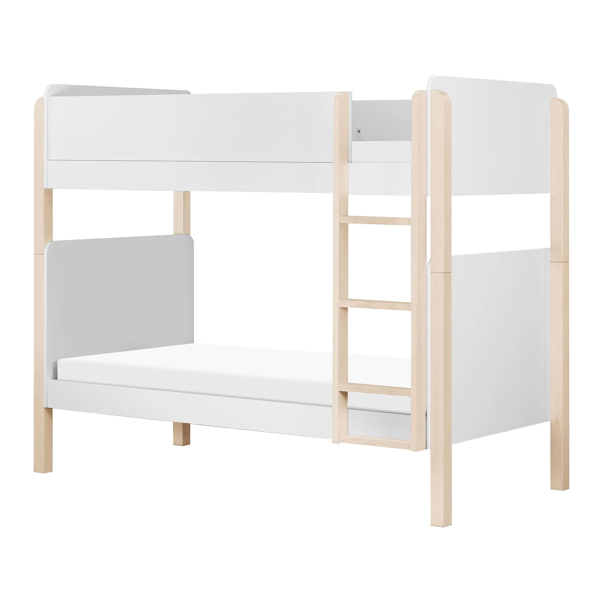 Babyletto Lit Superposé Tiptoe - Blanc  Naturel Lavé