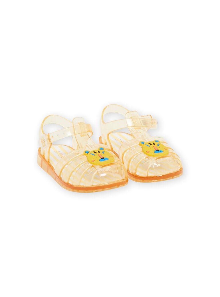 Sandales de plage jaune