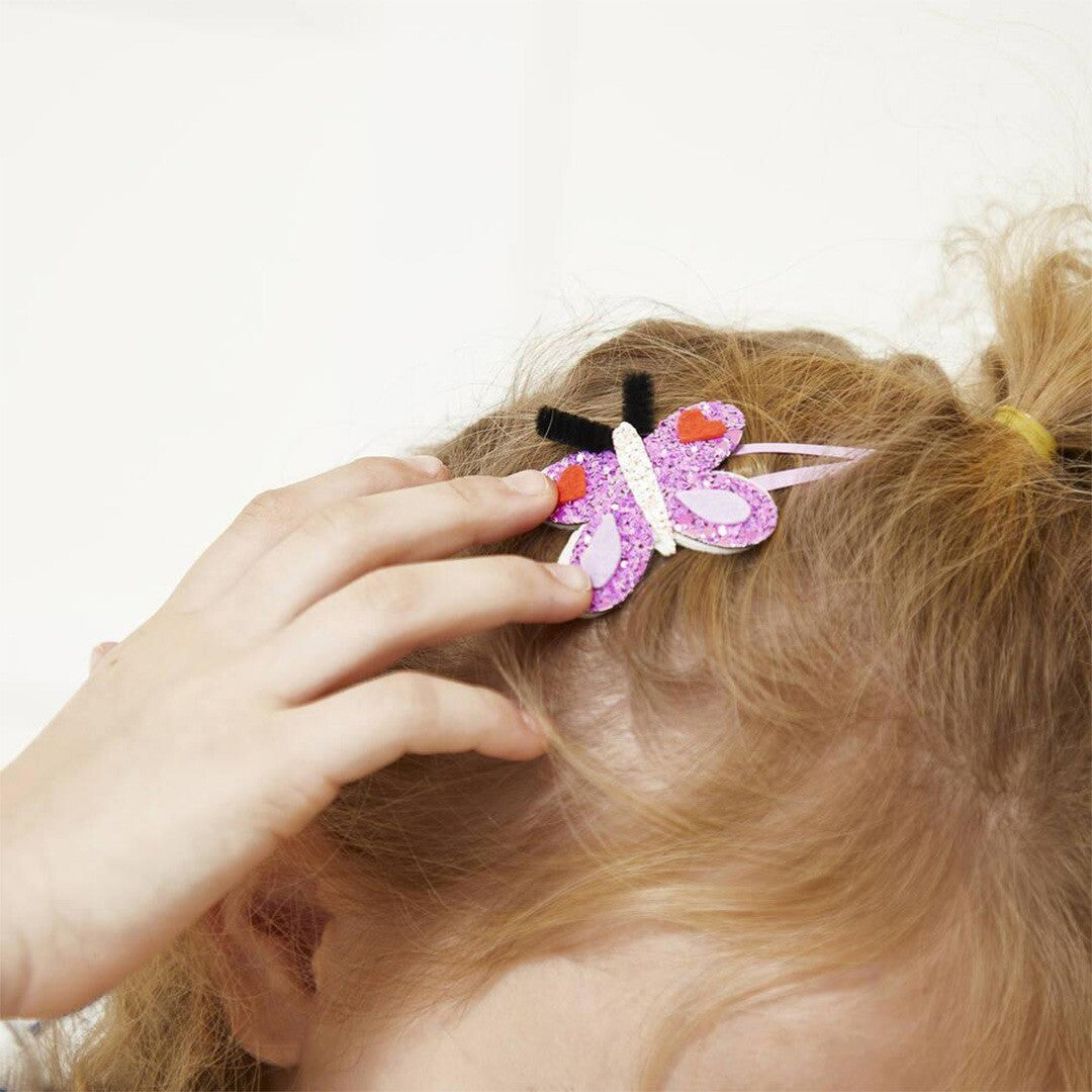Janod haarclipjes maken bloementuin - 6st