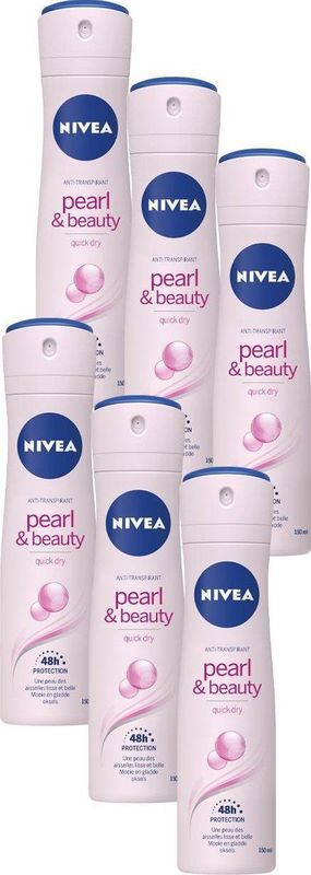 NIVEA - Pearl & Beauty - Deodorant Spray - Alcoholvrij - Quick Dry-formule