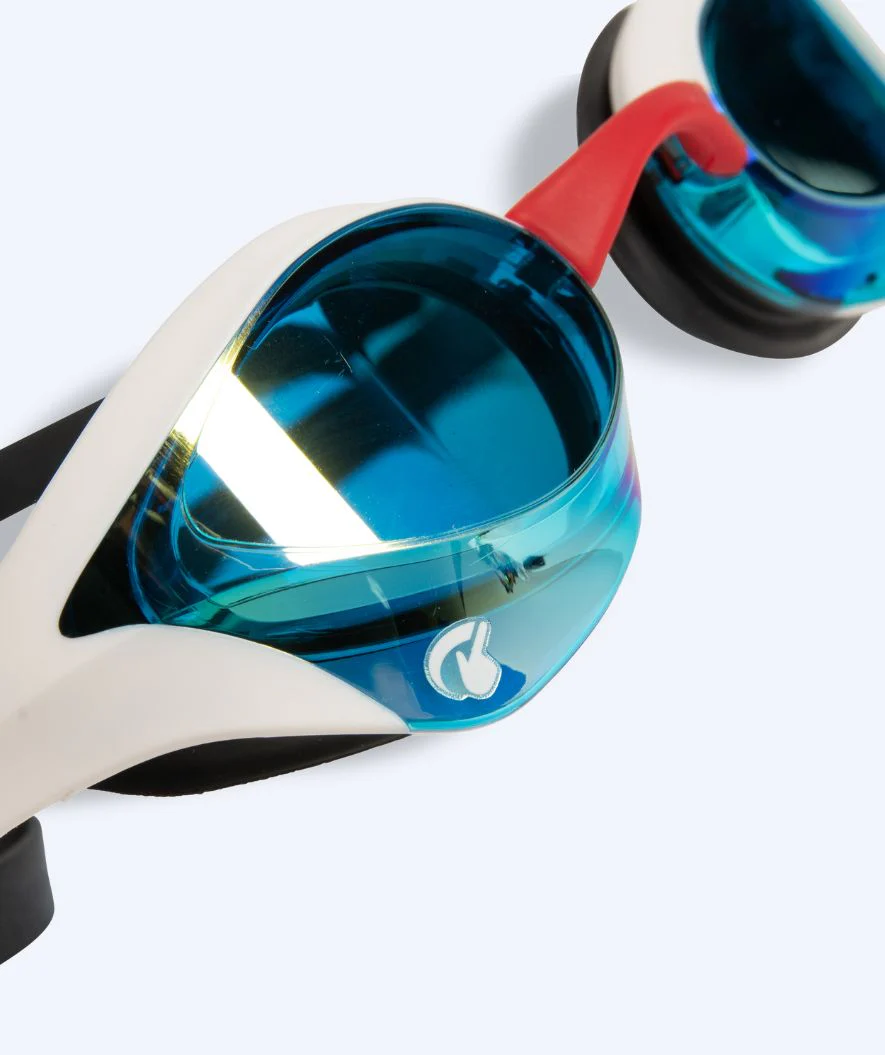 Arena Elite svømmebriller - Cobra Ultra SWIPE Mirror - Blå/hvid
