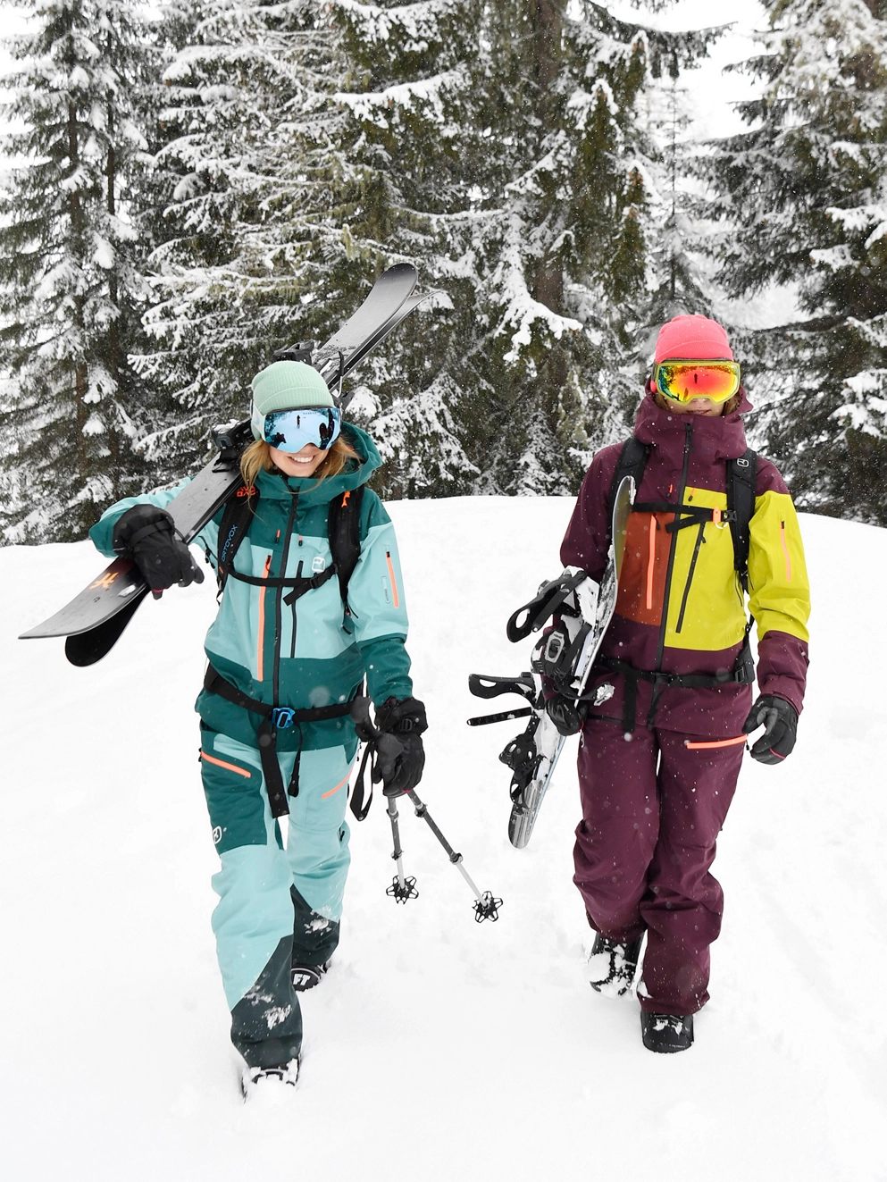 Ortovox Merino Freeride 3 Finger Mittens black raven