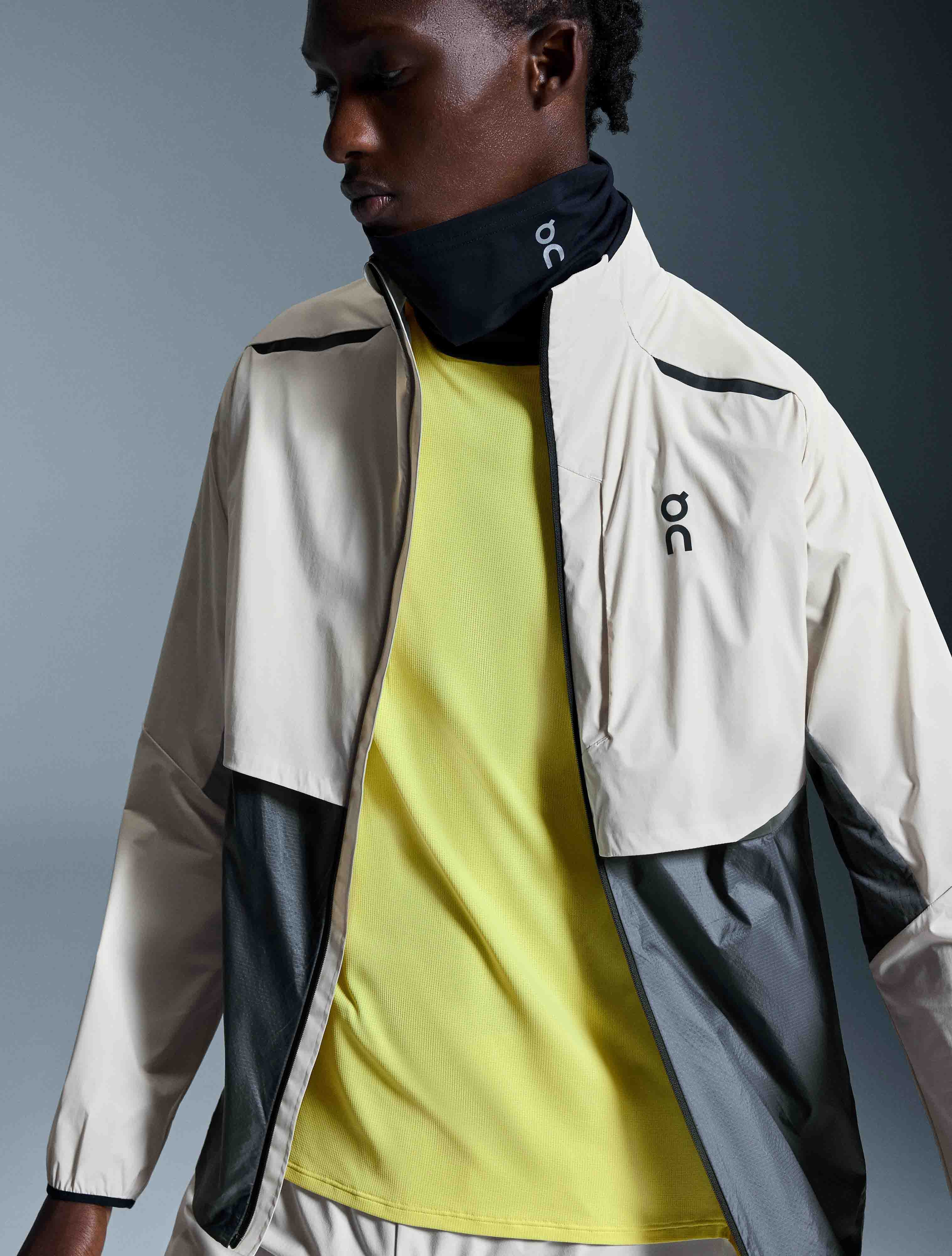 Weather Jacket Herre Silver/Eclipse