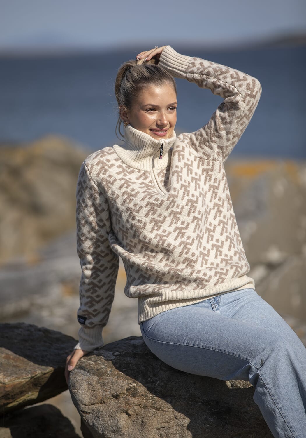 Springeren Ullgenser Naturhvit - Viking Of Norway