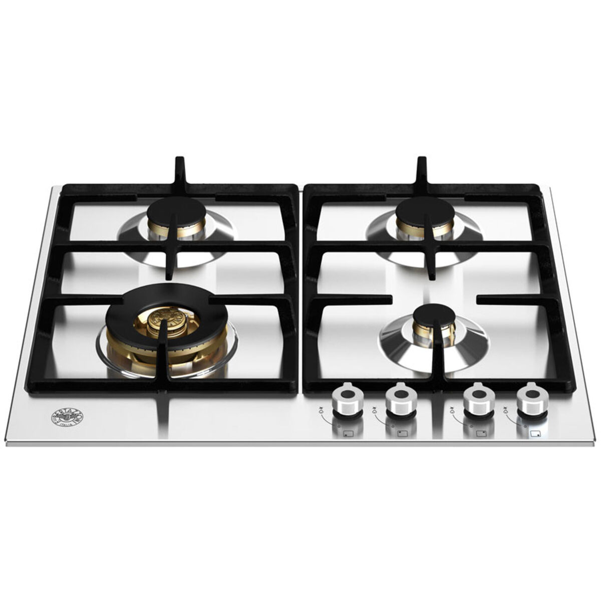 Professional P604LPROX Gasskokeplate 4 brennere, rostfritt stål 60 cm