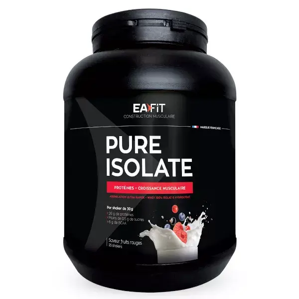 Eafit Pure Isolate Sabor Frutas Vermelhas 750g