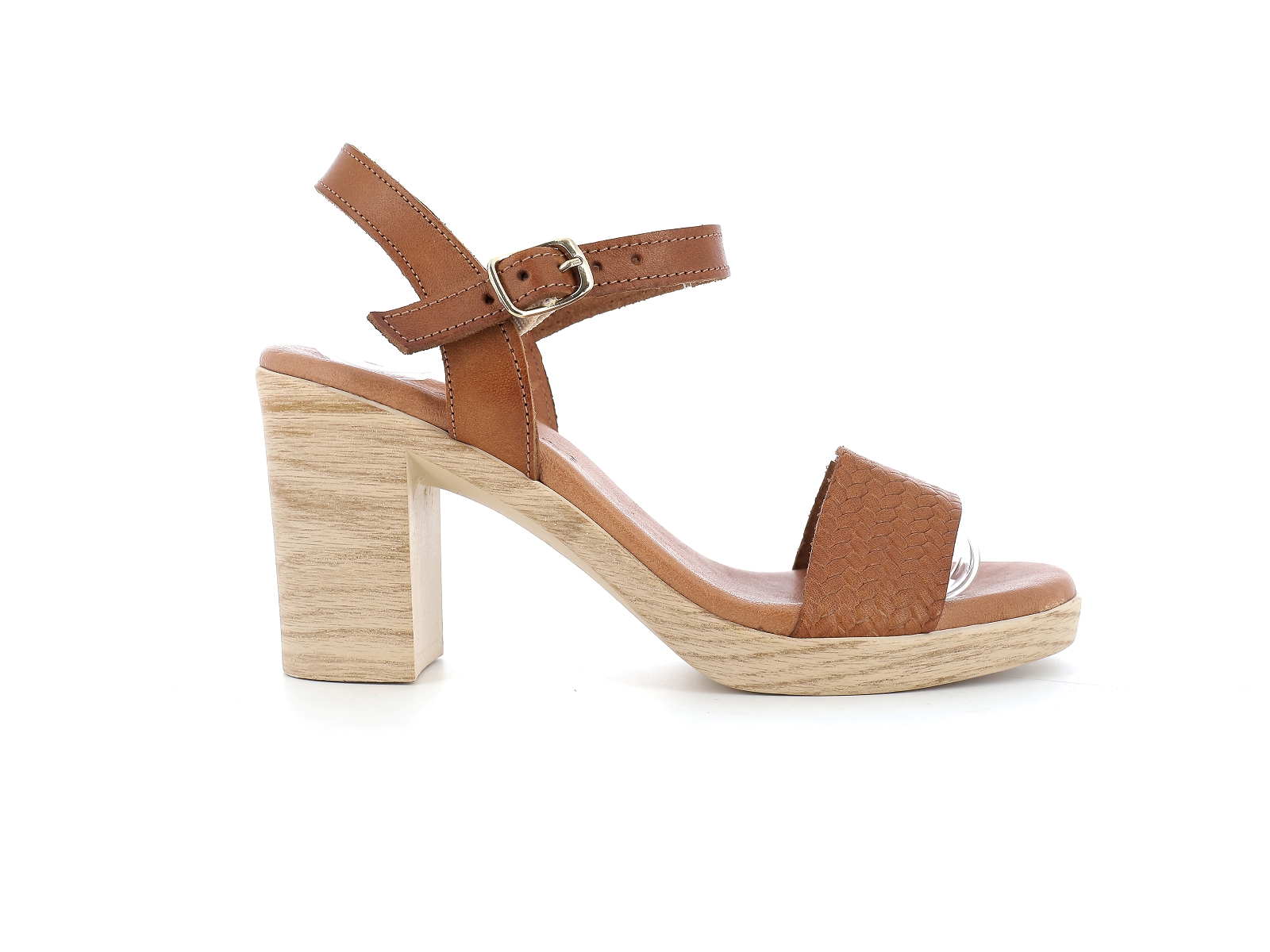 Chaussures du chateau-3990 Cuir Camel
