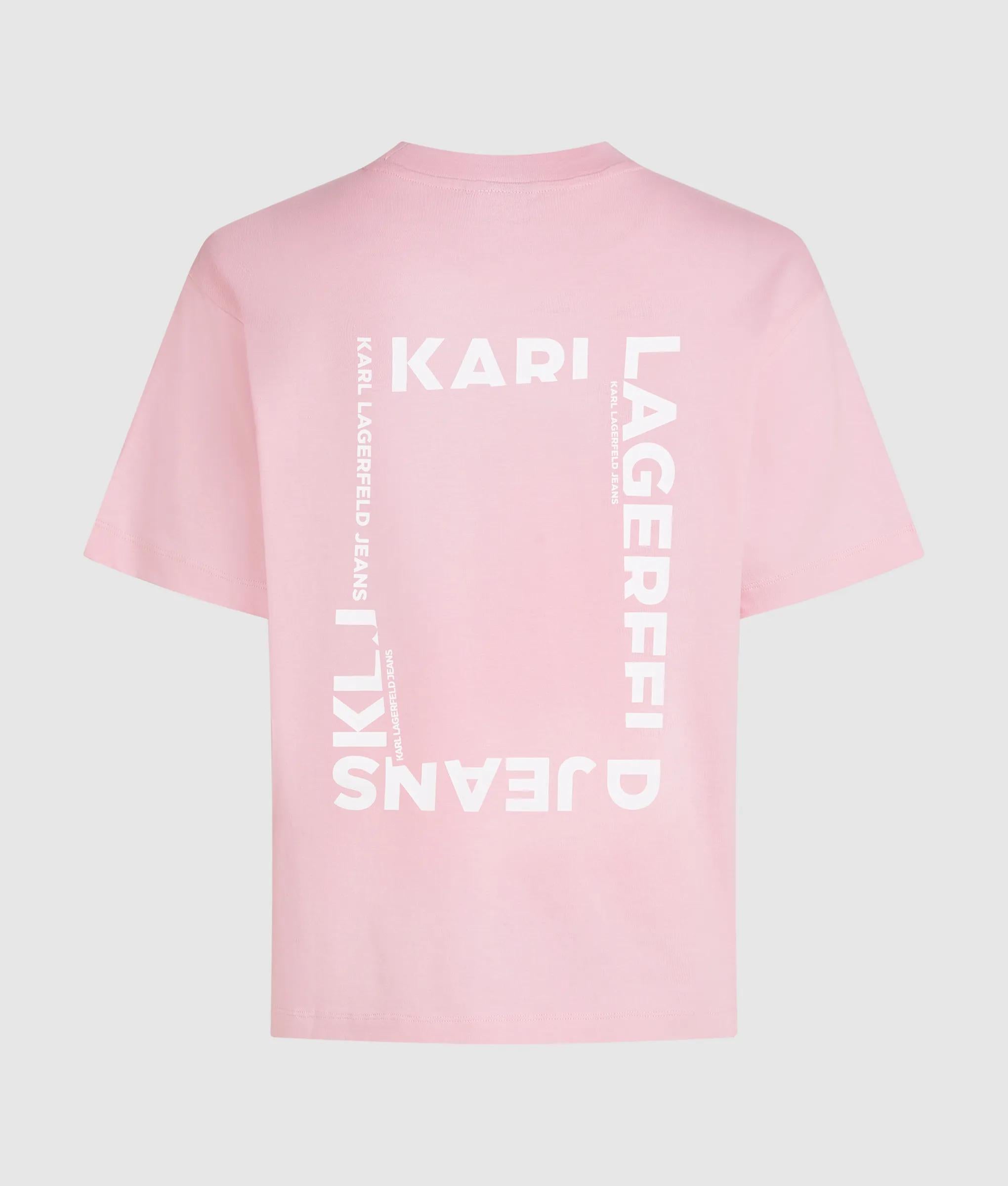 Regular-fit frame-logo t-shirt