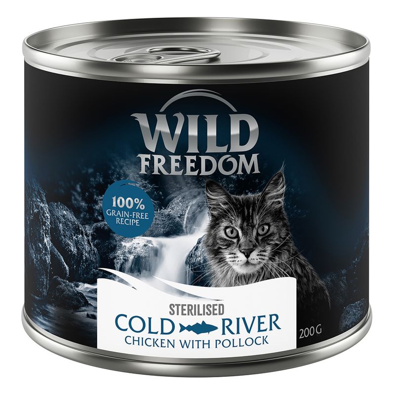 Wild Freedom Adult Sterilised 6 x 200 g - sans céréales