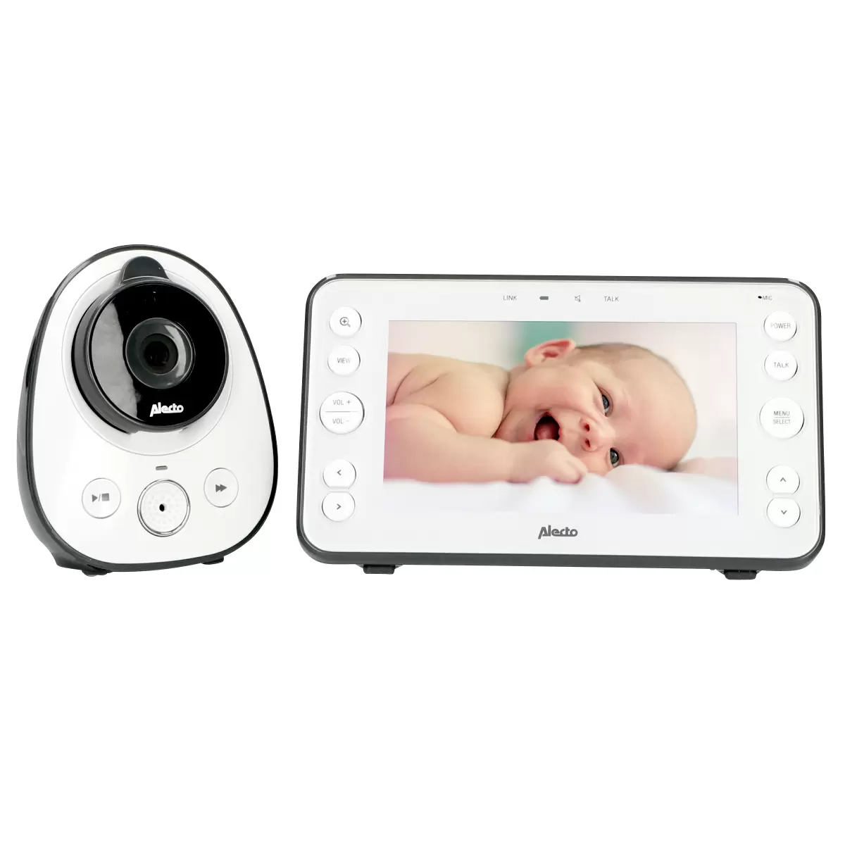 Babyphones ALECTO grau,weiss
