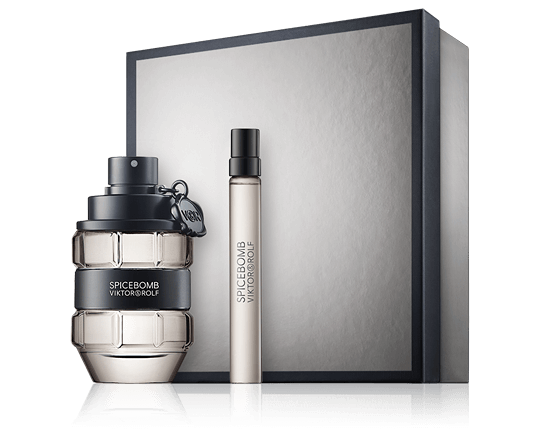 Viktor & Rolf Spicebomb Set mit Mini EdT Spray 50ml-10ml