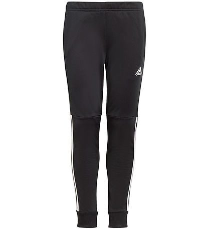 adidas Performance Tr?ningss?t - Cardigan/Bukser - Sort/Hvid/Gr?