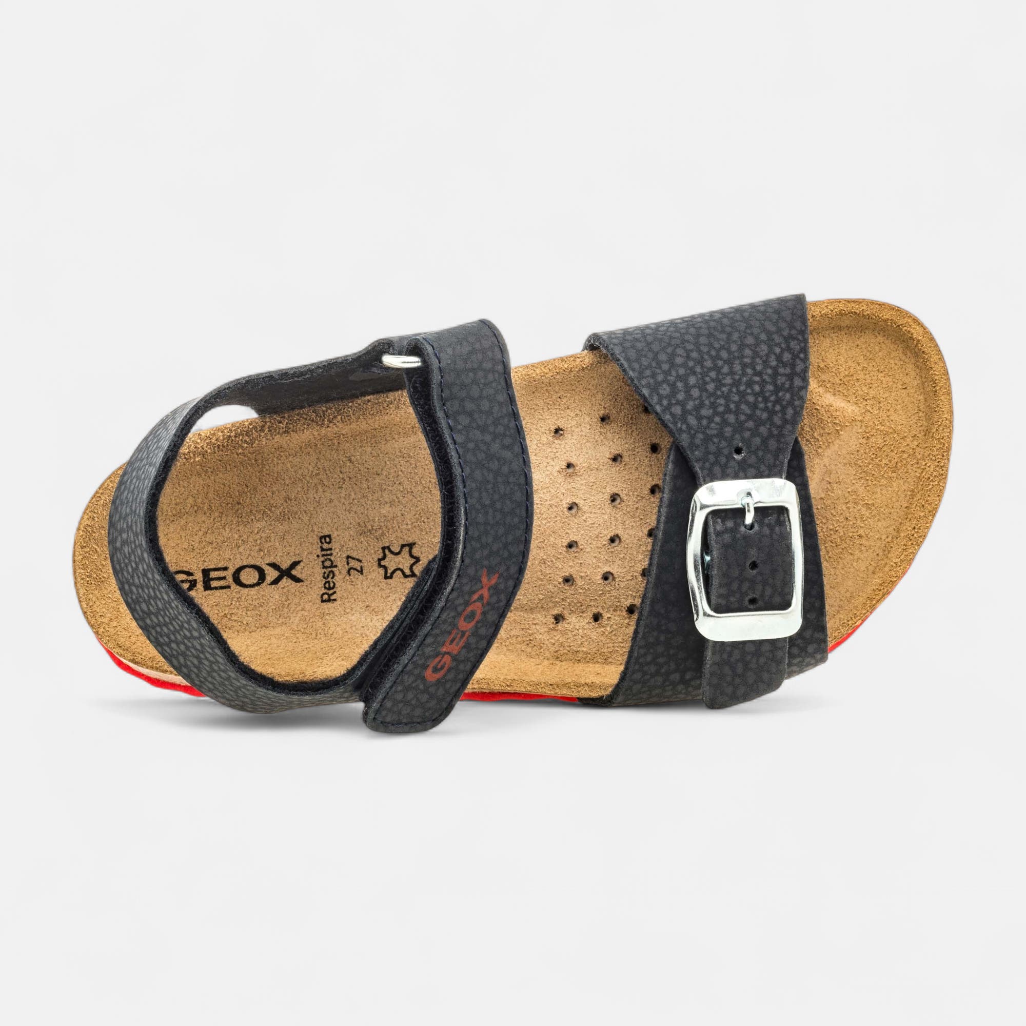 Mules semelle liège Garçon bleu