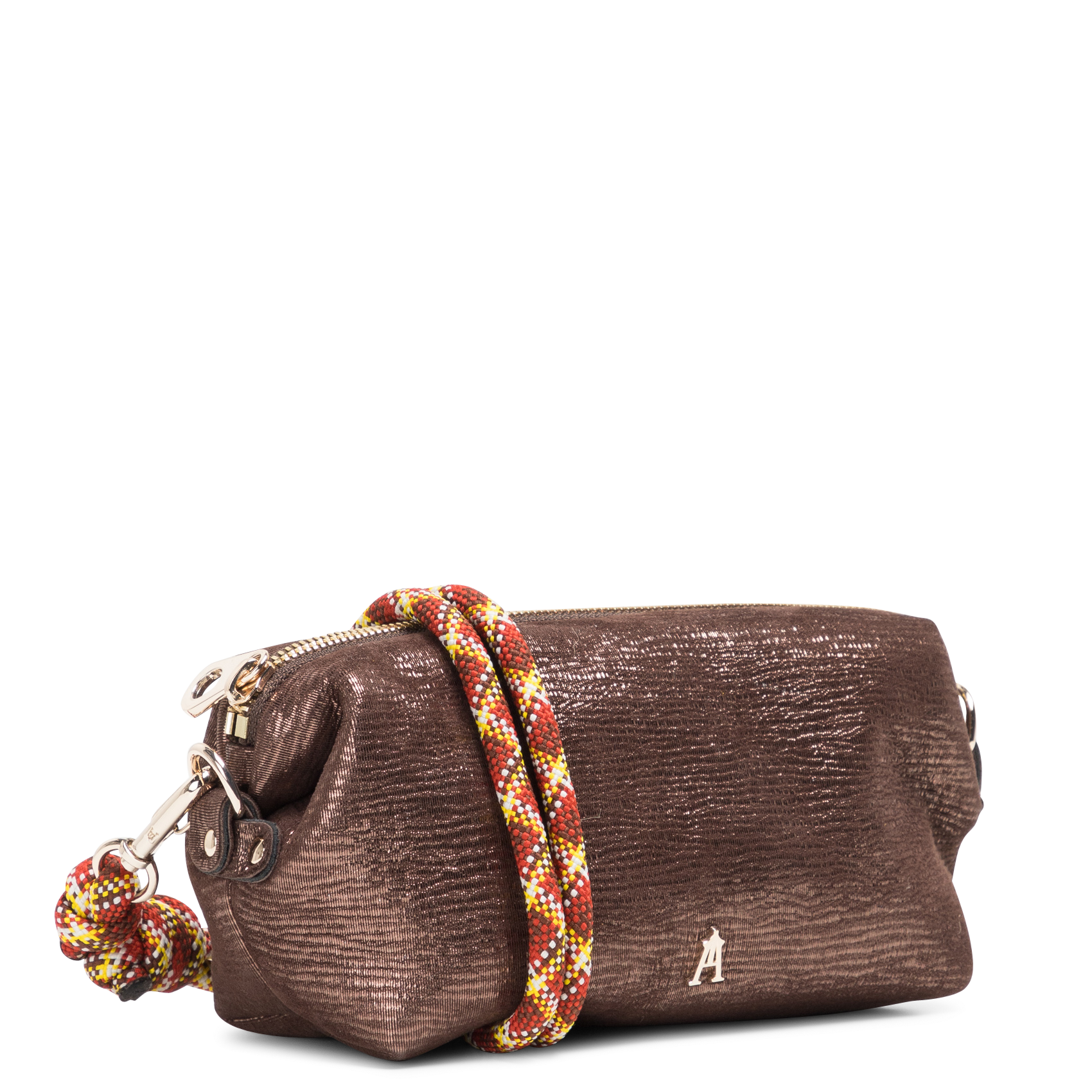 NUAGE - Sac porté épaule en cuir| Marron