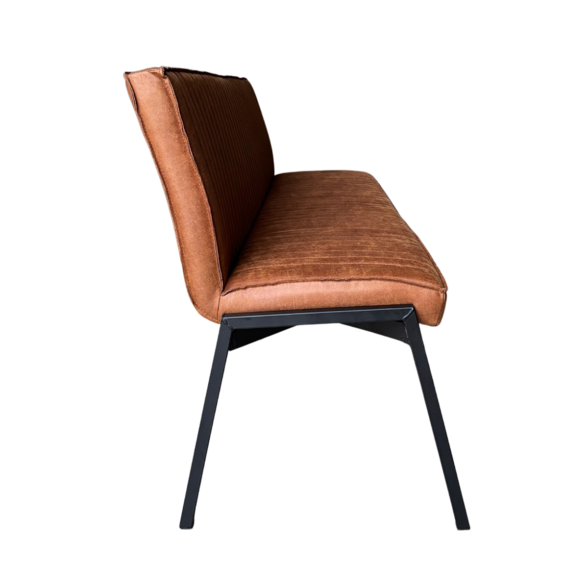Eetkamerbank Stripes Cognac 185 cm