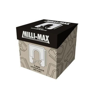 Milli-Max Uitvulplaatjes 1mm Wit VE=360 - 07810121