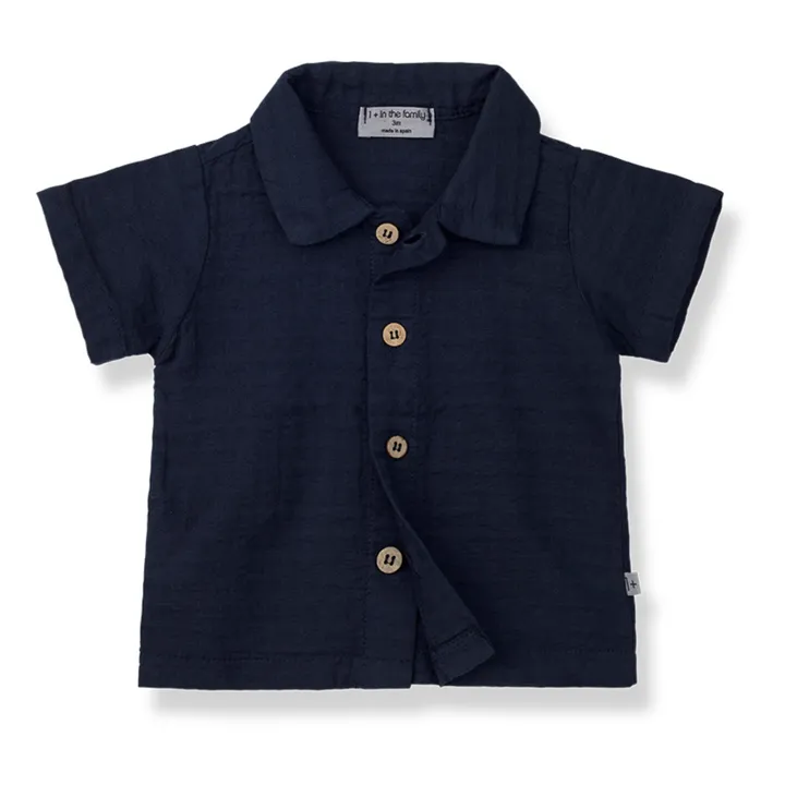 1+ in the family Chemise Manches Courtes David | Bleu marine