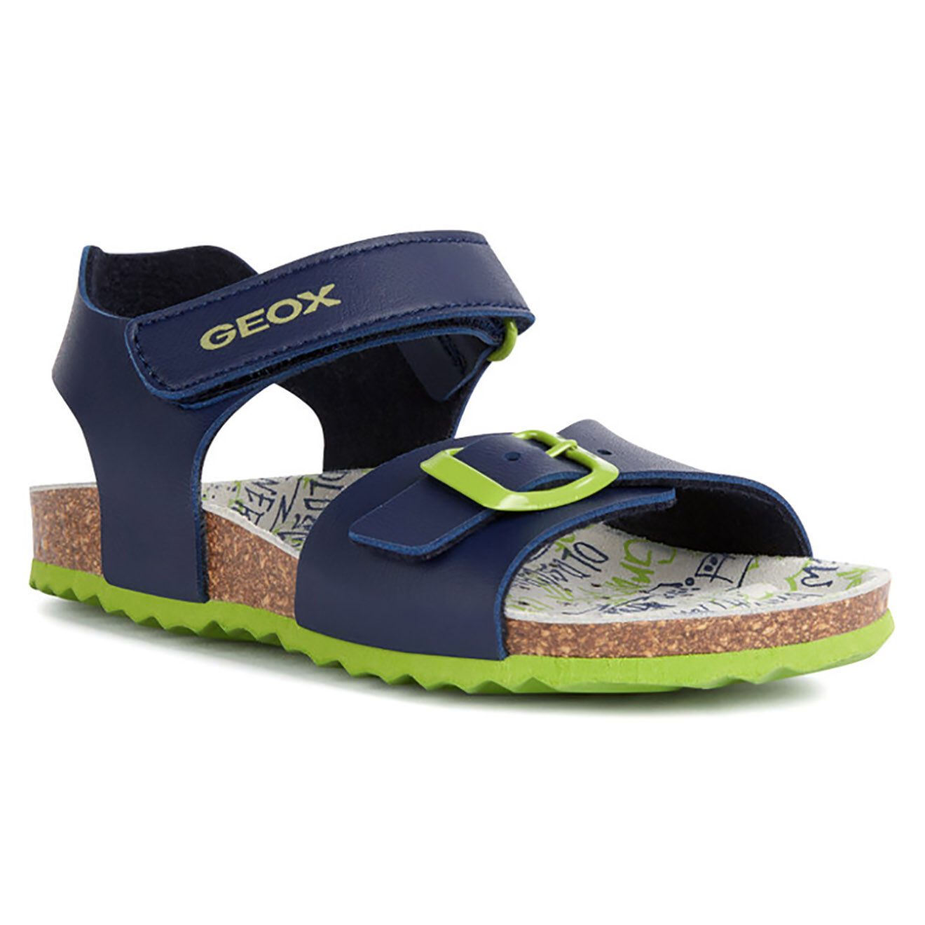 Geox Sandales Ghita bleu marine/citron