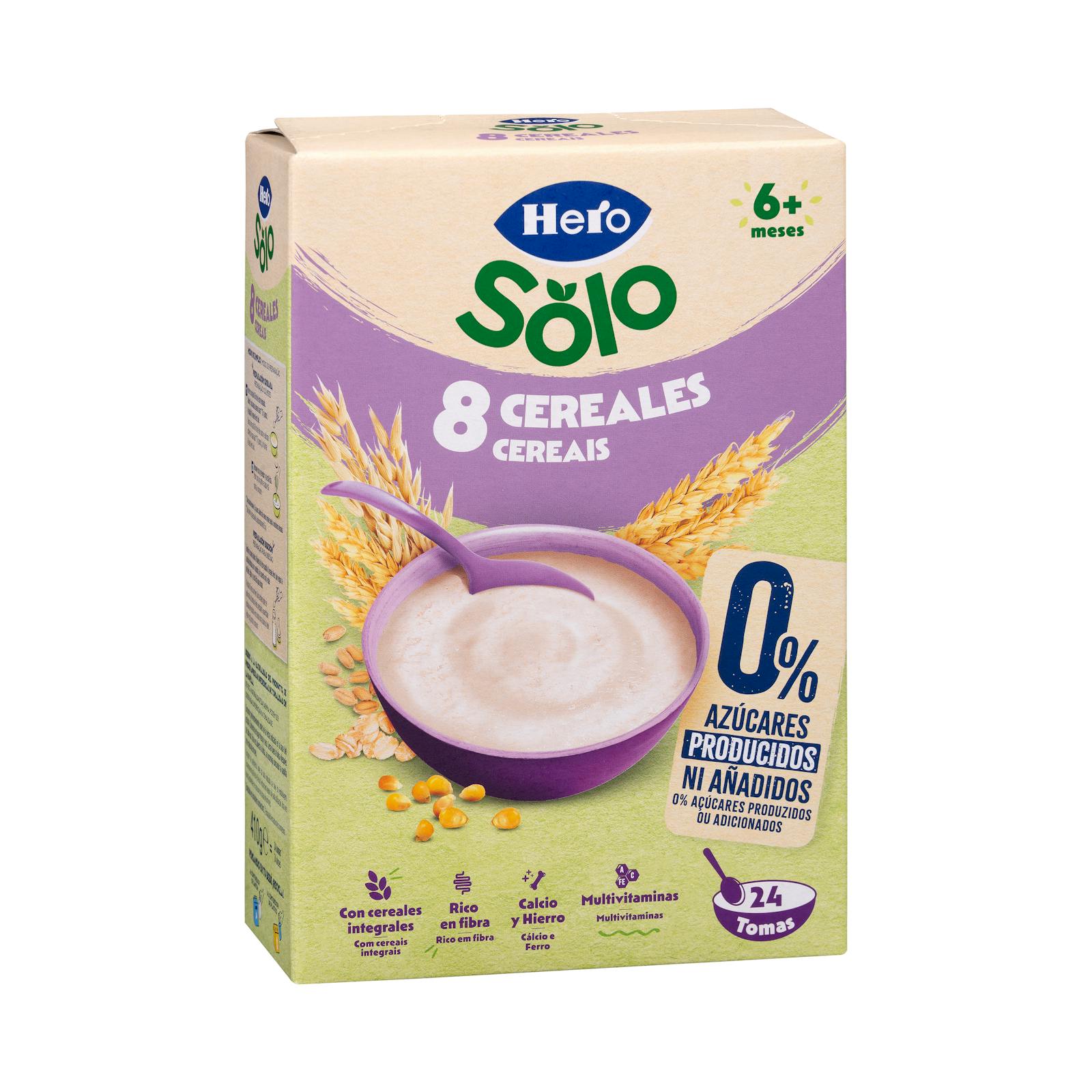 Porridge Hero Solo 8 céréales +6 mois
