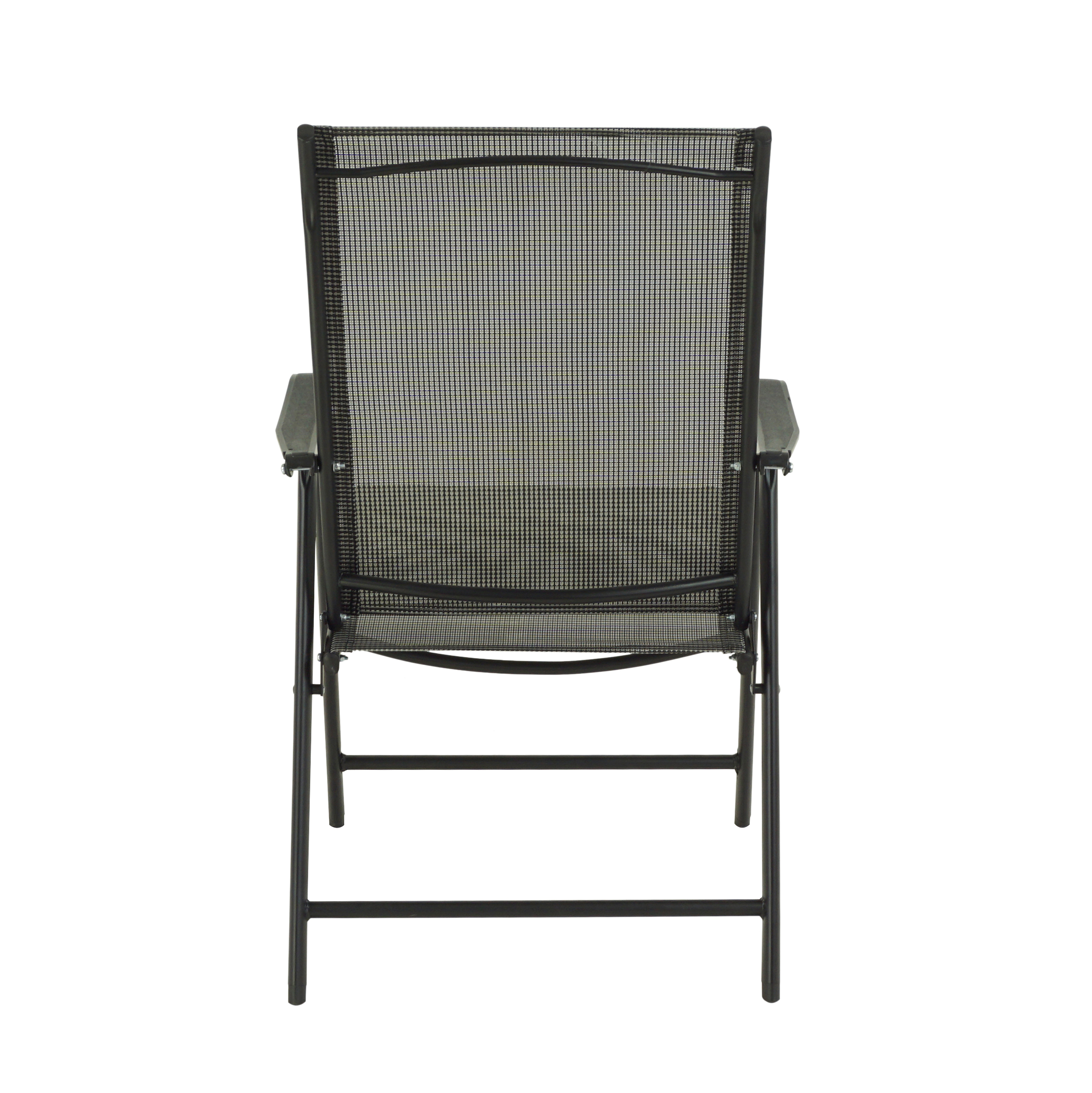 Gartenstuhl klappbar 2er Set anthrazit