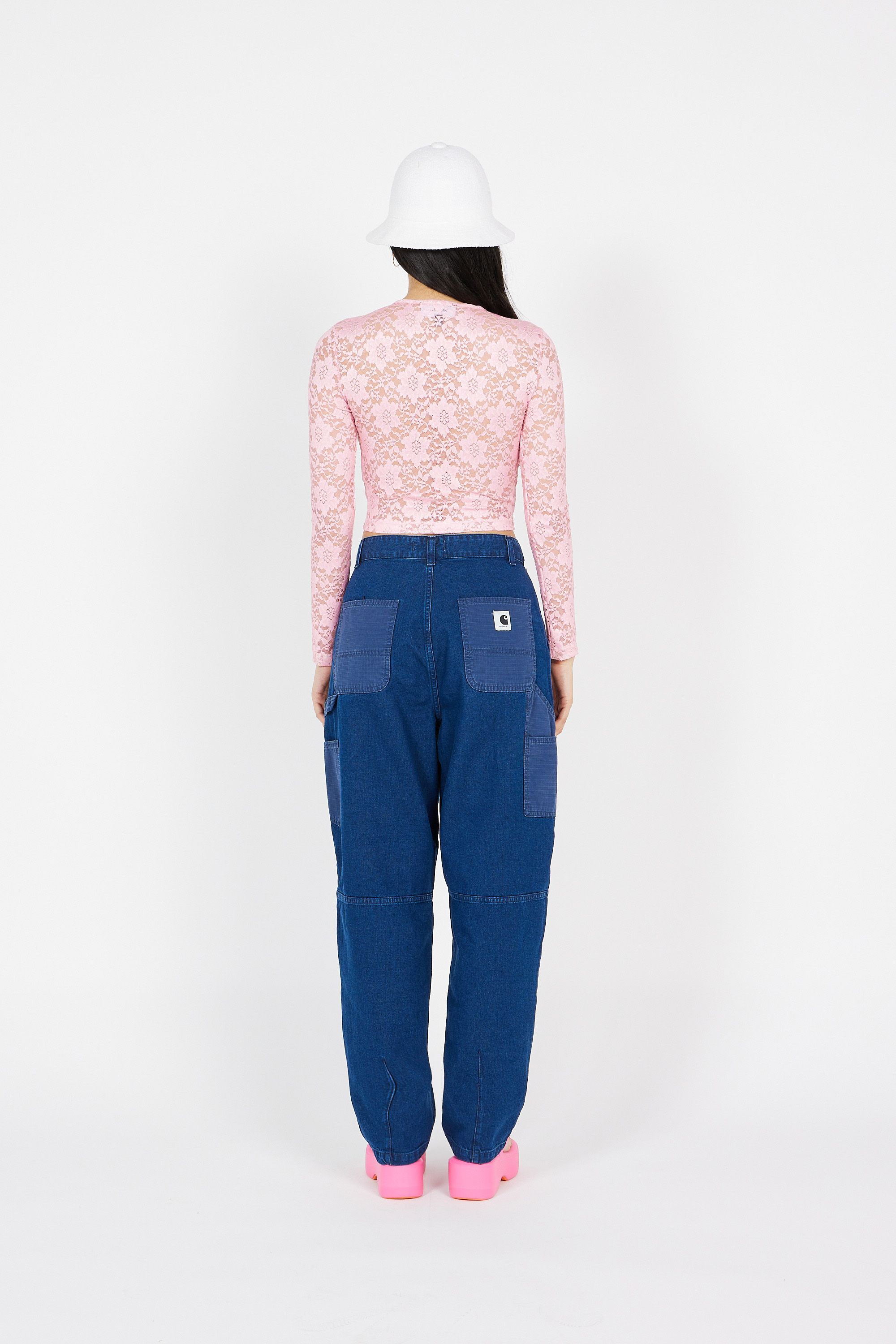 NEW GIRL ORDER top CHERRY LACE Rose